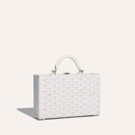 Goyard Grand Hôtel Trunk Bag White